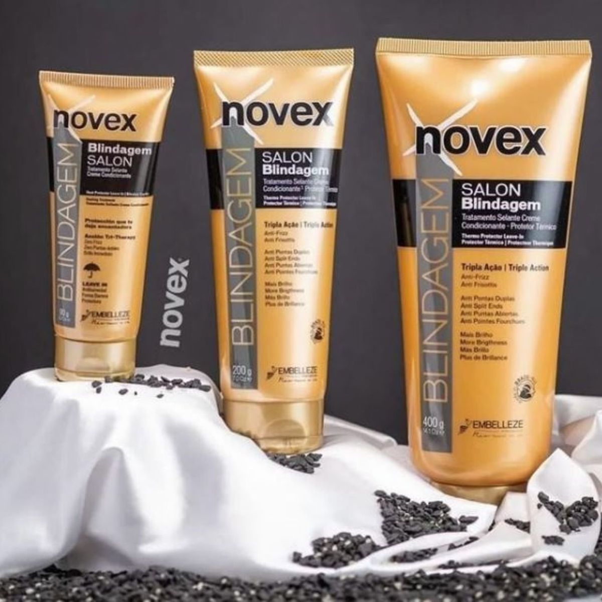 NOVEX - PROTECTOR TERMICO REPARADOR BLINDAGEM FINALIZADOR NOVEX 400GR-