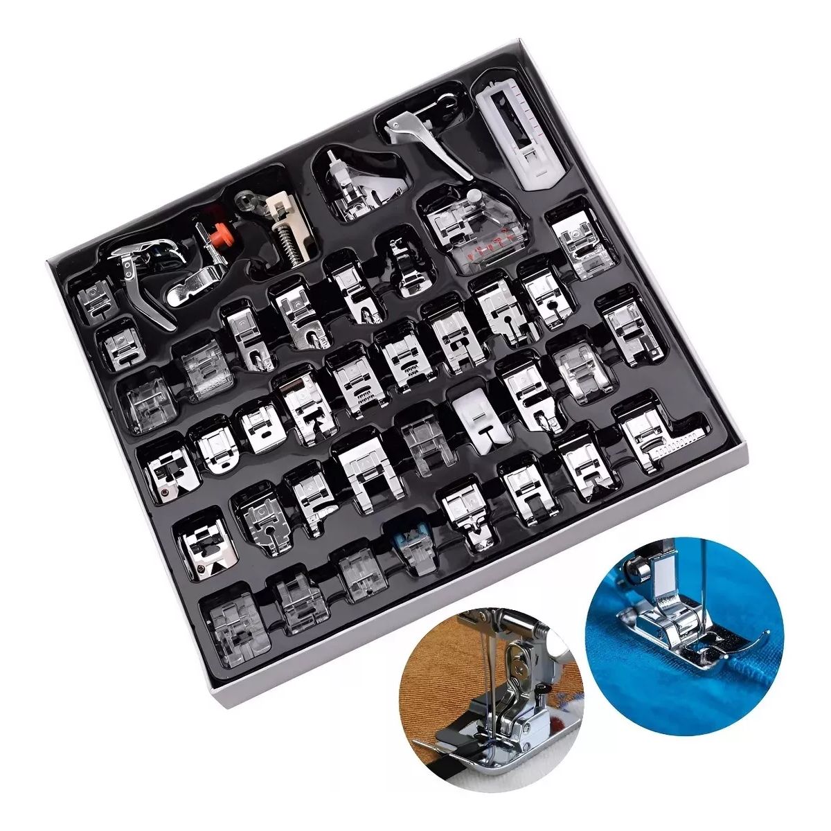 KUANGYE - Set De 42 Prensatelas Para Maquina De Coser