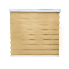 GUIZA - Cortina Roller Duo Zebra Dia y Noche 150 x 200 Cm