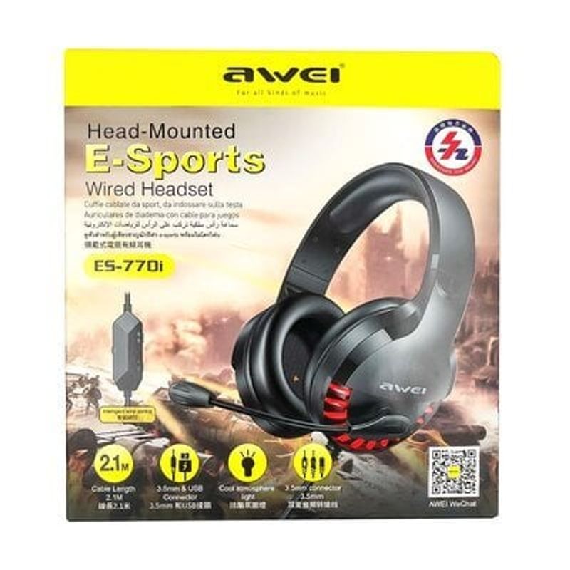 AWEI - Audifonos Gamer con Microfono AWEI ES-770i