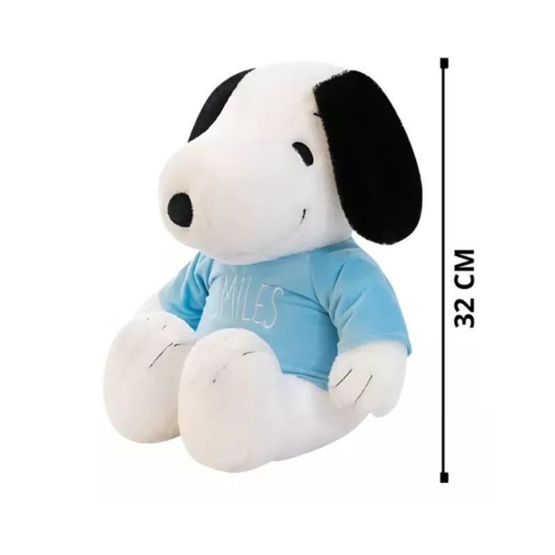 SNOOPY - Peluche Snoopy 35cm Azul Peluche Grande Regalo