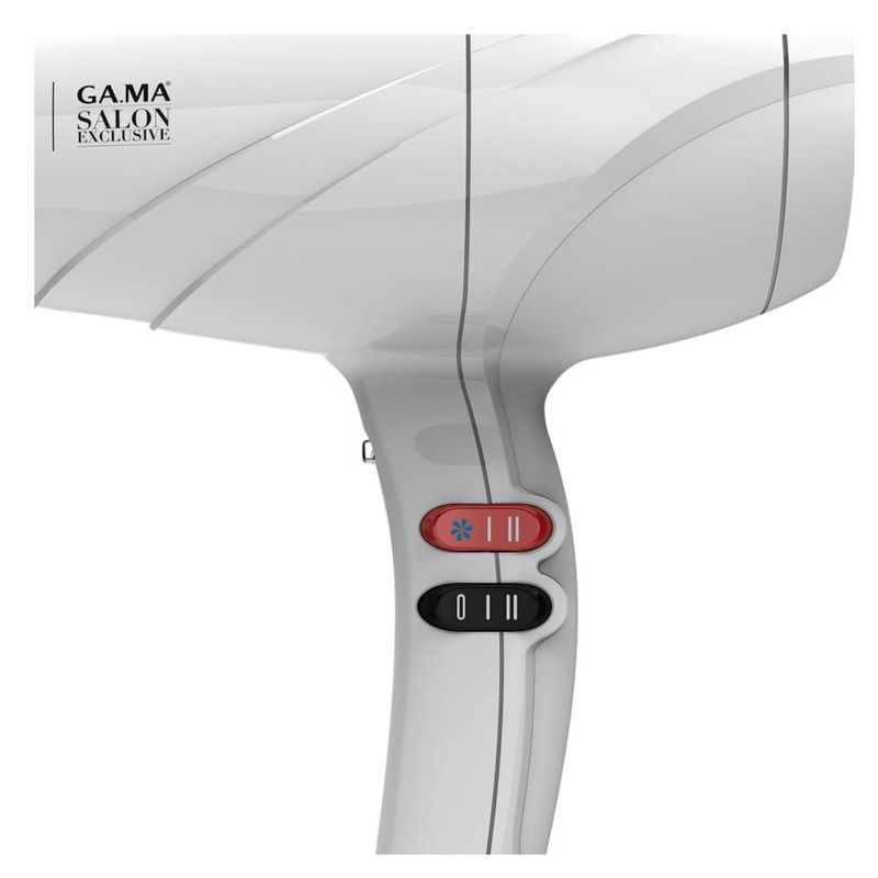 GAMA Secador De Pelo Gama Pluma 5500 Ion System Oxy Active Blanco