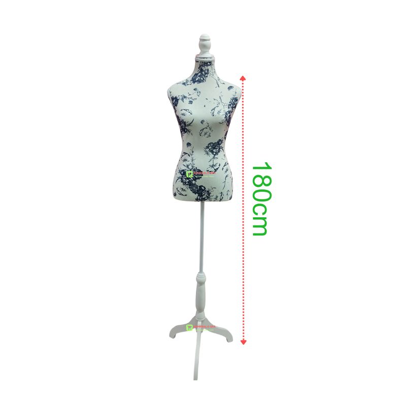 GENERICO - Torso Maniqui Dama Con Pedestal Para Sastre Costura Modista