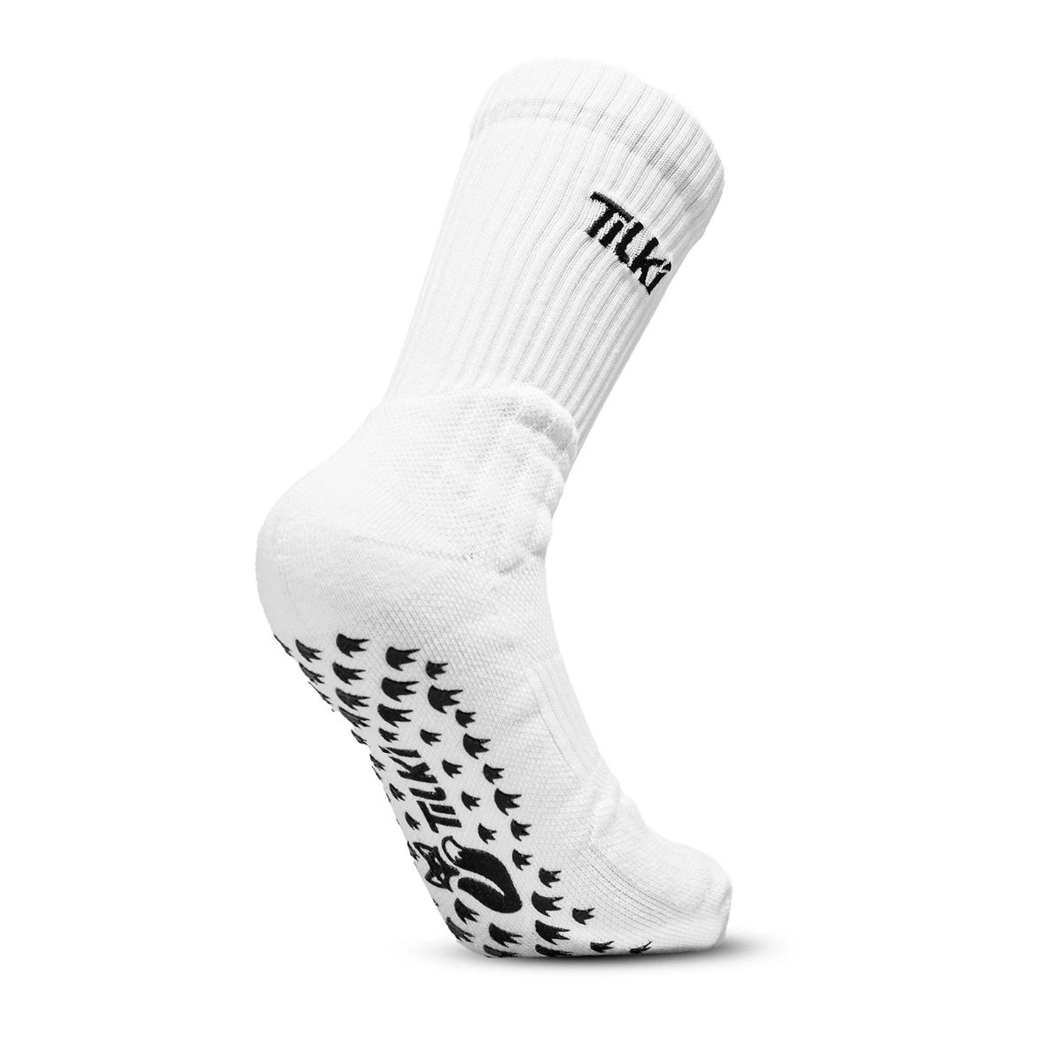 TILKI - Calcetín Tilki Antideslizante Lehinde Blanco Tenis Padel