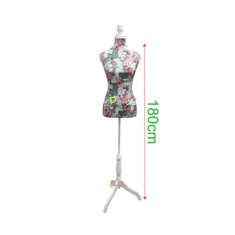 GENERICO - Torso Maniqui Dama Con Pedestal Para Sastre Costura Modista