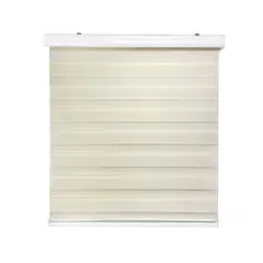 GUIZA - Cortina Roller Duo Zebra Dia y Noche 250 x 240 Cm