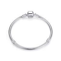 Pulsera Plateada de Acero para Charms 20 CM