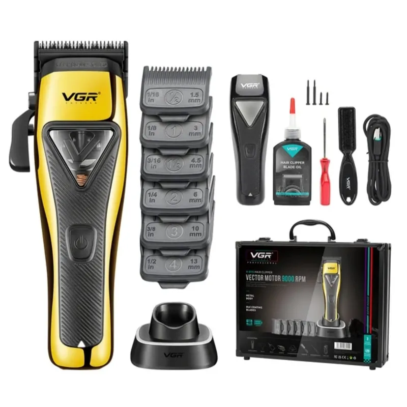 VGR VOYAGER - Maquina cortar de pelo profesional VGR V015