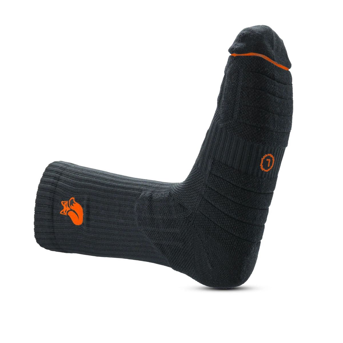 TILKI - Calcetín Tilki Crew D3 Lehinde NegroNaranjo Tenis Padel