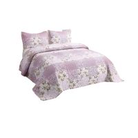 CUBRECAMA QUILT MAS JUEGO DE SABANAS 2 PLAZA