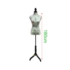 GENERICO - Torso Maniqui Dama Con Pedestal Para Sastre Costura Modista