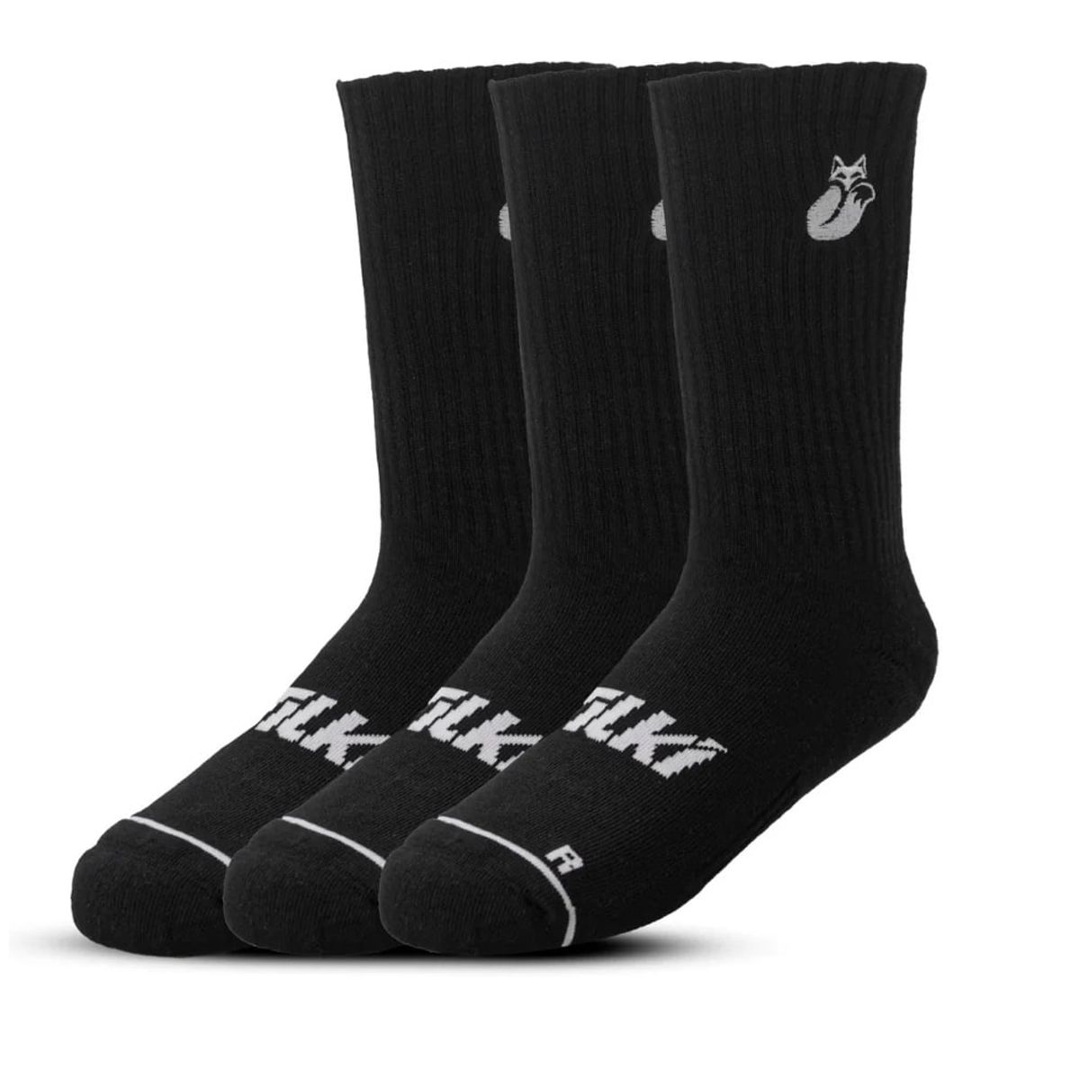 TILKI - Calcetín Tilki Comfort Negro Pack X3 Tenis Padel