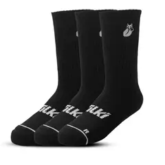 TILKI - Calcetín Comfort Negro Pack X3 Tenis Padel