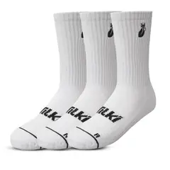 TILKI - Calcetín Comfort Blanco Pack X3 Tenis Padel