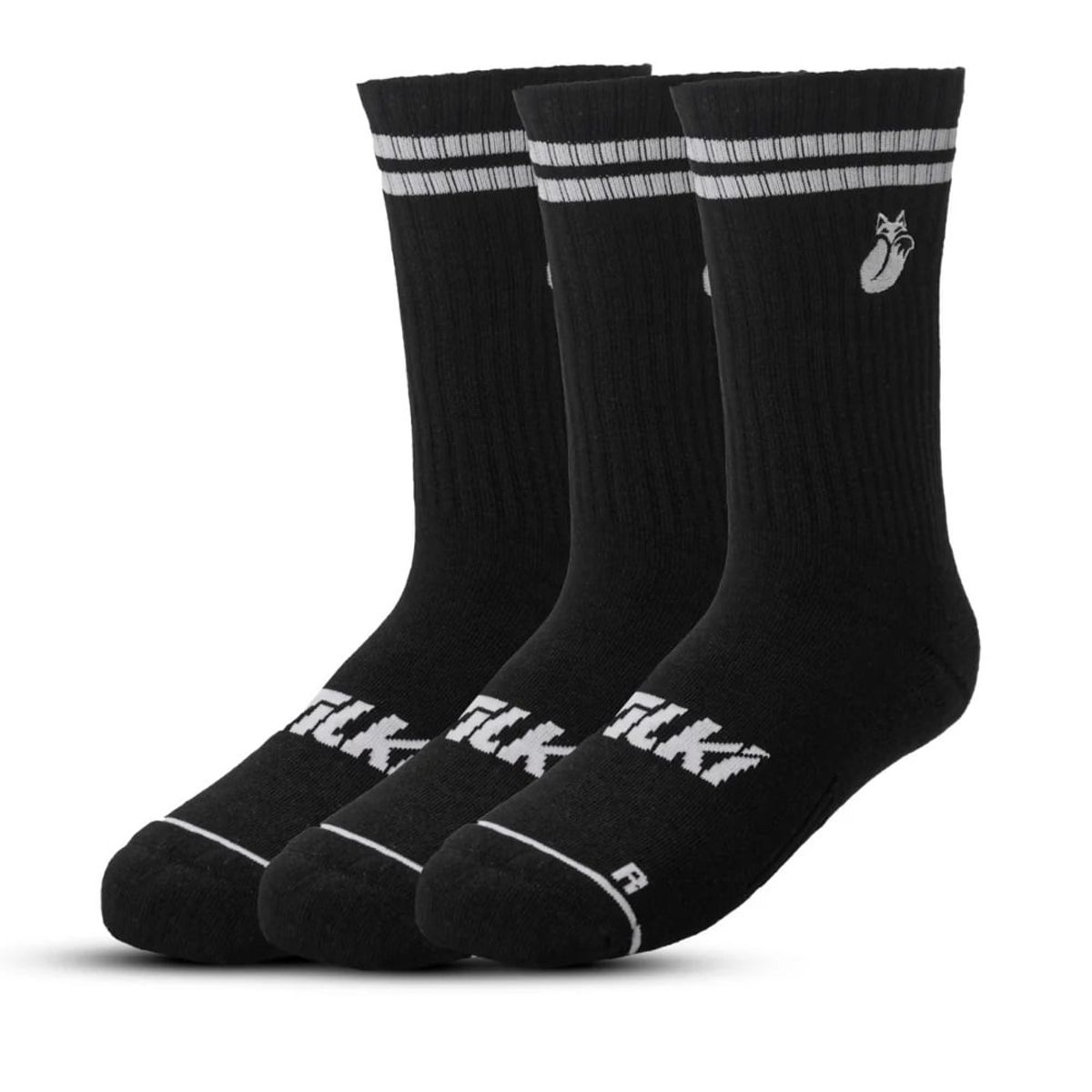 TILKI - Calcetín Tilki Comfort Line Negro Pack X3 Tenis Padel