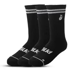 TILKI - Calcetín Comfort Line Negro Pack X3 Tenis Padel