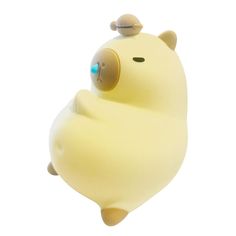 GENERICO - Lámpara Capybara espanta cuco led niños touch silicona espantacuco