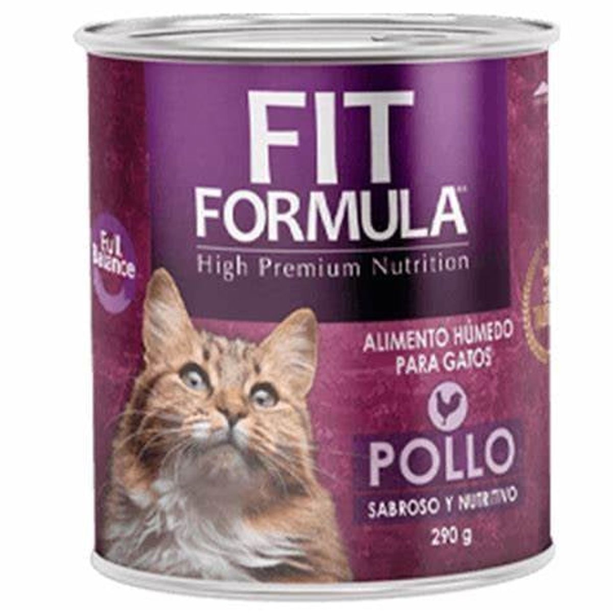 FIT FORMULA - Fit Formula Gata Lata Pollo 4 Unidades