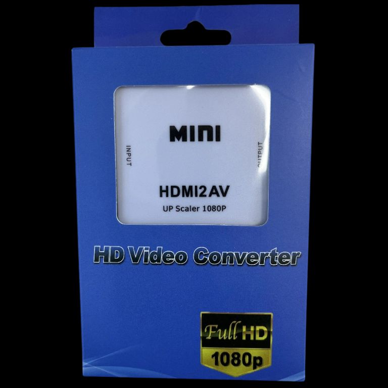 GENERICO Convertidor HDMI a AV RCA 1080p