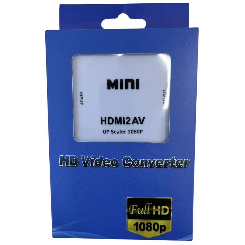 GENERICO - Convertidor HDMI a AV RCA 1080p