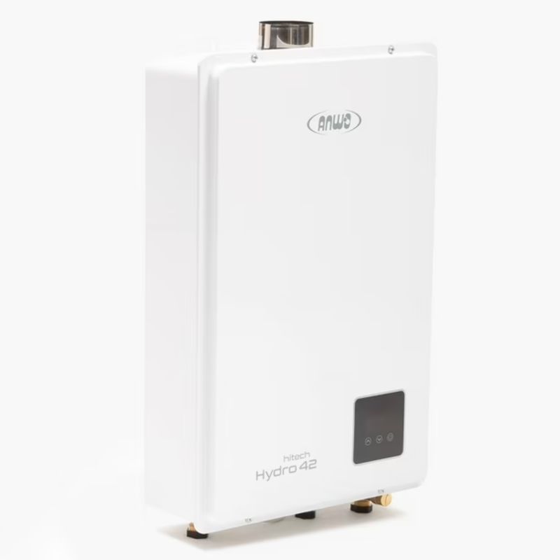 ANWO - Calefon 24 Litros Tiro Forzado Anwo Gas Natural Modulante VAN24LTS NG