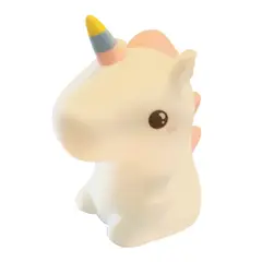 GENERICO - Lámpara Unicornio espanta cuco LED silicona usb touch espantacuco