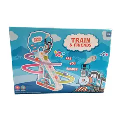 GENERICO - Juguete pista musical de tren para niños 24.5 x 27.5 x 14cm