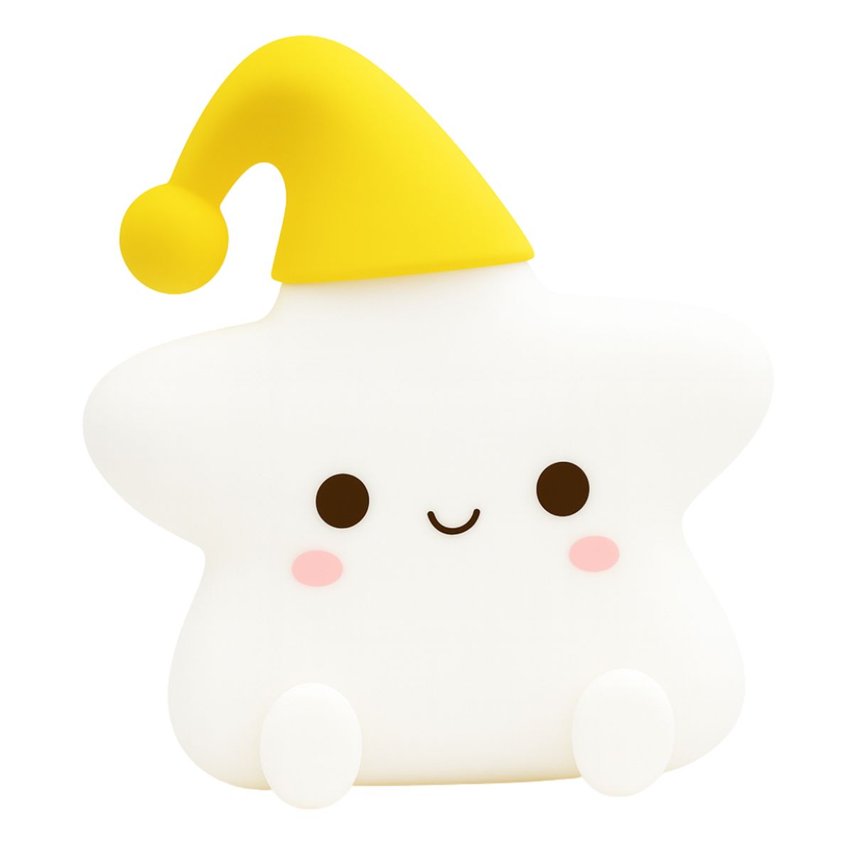 GENERICO - Lámpara Estrella espanta cuco led niños touch silicona espantacuco