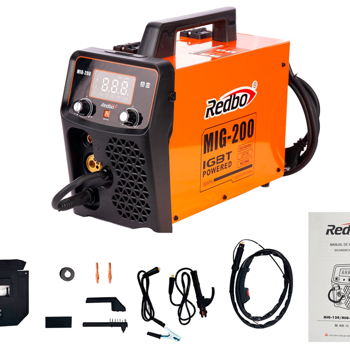 REDBO - Soldadora MIG-200 Redbo