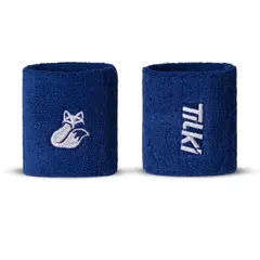 GENERICO - Muñequera Tilki Corta Terry Lehinde Azul X2 Tenis Padel