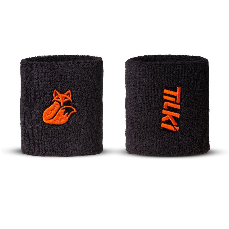 GENERICO - Muñequera Tilki Corta Terry Lehinde Gris X2 Tenis Padel