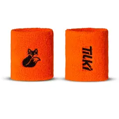 GENERICO - Muñequera Tilki Corta Terry Lehinde Naranjo X2 Tenis Padel
