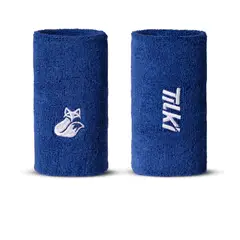 GENERICO - Muñequera Tilki Larga Terry Lehinde Azul X2 Tenis Padel