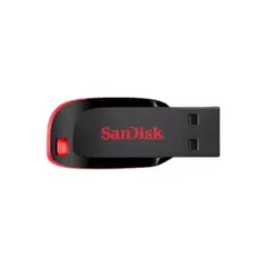 SANDISK - Cruzer Blade Pendrive 32GB Color Rojo