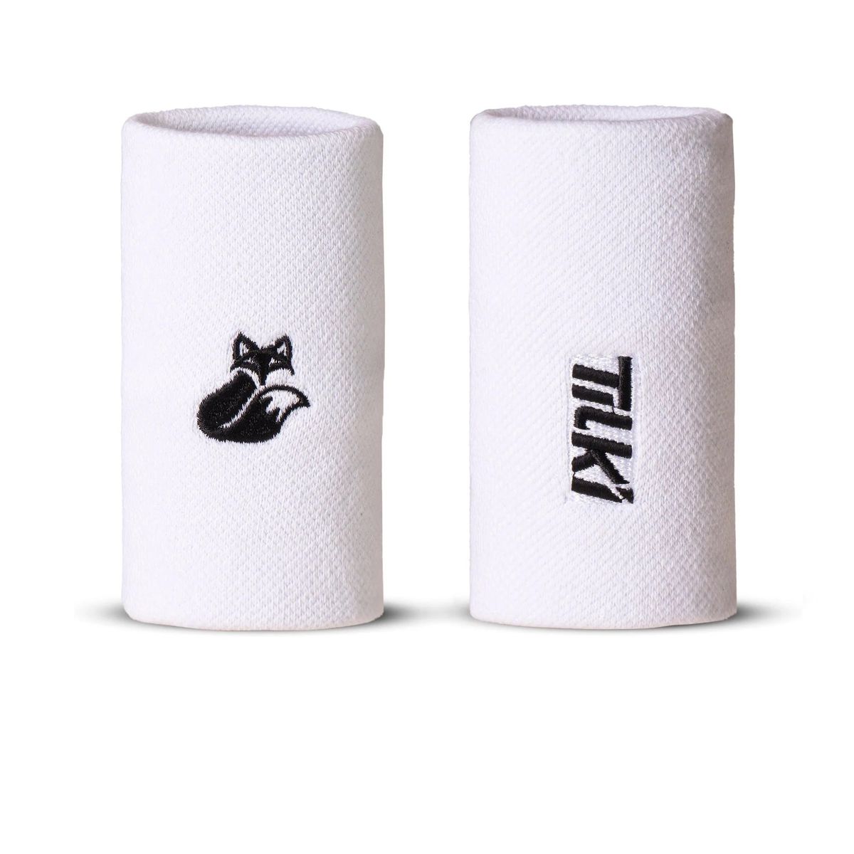 GENERICO - Muñequera Tilki Larga Pro Terry Blanca X2 Tenis Padel