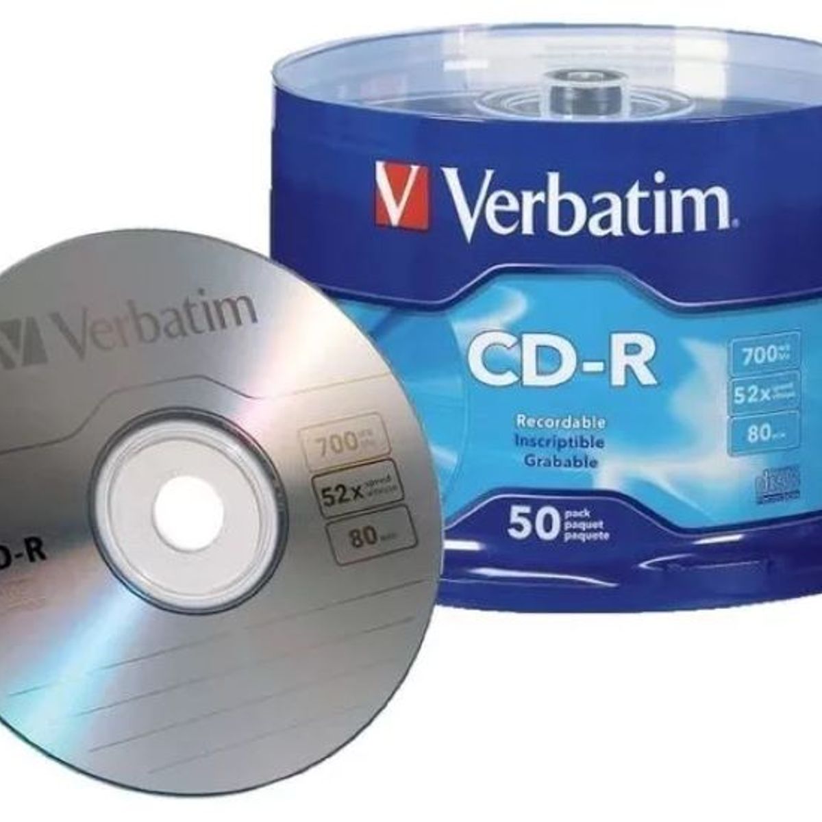 VERBATIM - CD Virgen Torre 50 und.  CD-R 80min/700mb VERBATIM