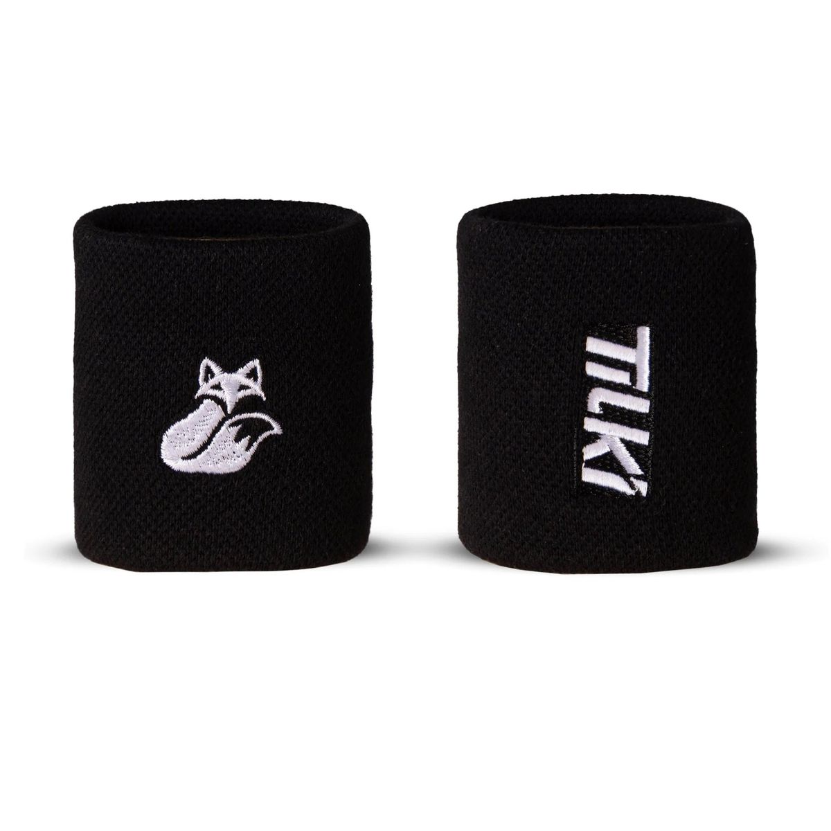 GENERICO - Muñequera Tilki Corta Pro Terry Negra X2 Tenis Padel