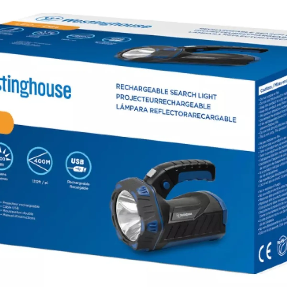 WESTINGHOUSE - Linterna Led Farol Recargable Powerbank 10w Westinghouse