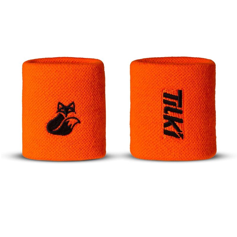 GENERICO - Muñequera Tilki Corta Pro Terry Naranjo X2 Tenis Padel