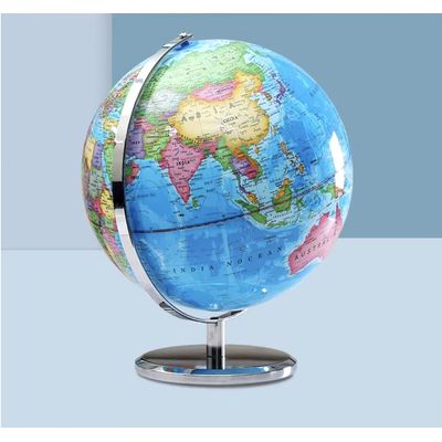 Imagen 2 del producto Globo Terráqueo Iluminado LED 360° Decorativo Educativo Escritorio