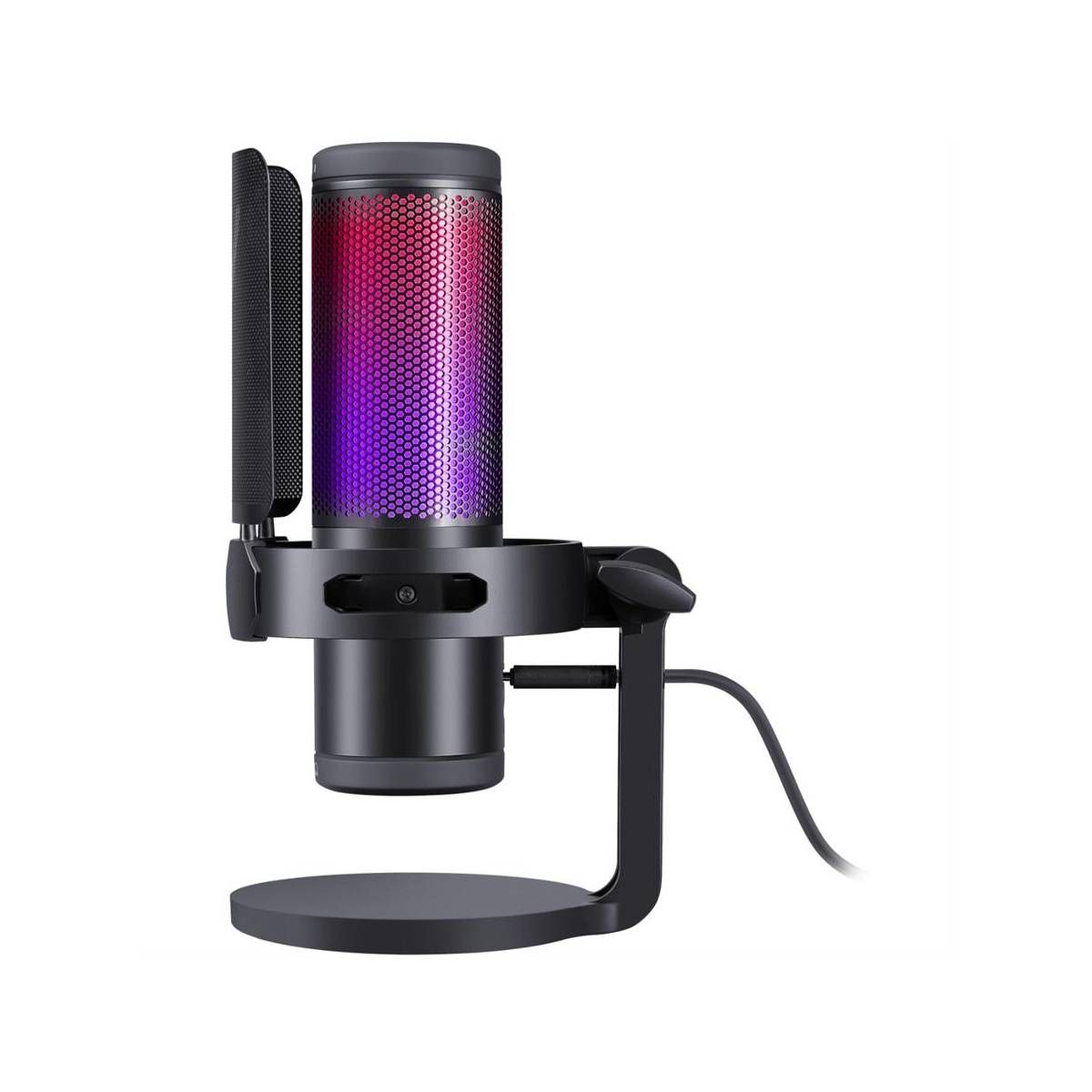 REDRAGON - Microfono Gamer Rgb Redragon Gm301 Fenris Usb Aux 35