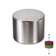KUANGYE - Iman Neodimio N52 Cilindro 20 X 25 Mm Super Fuerte Bio