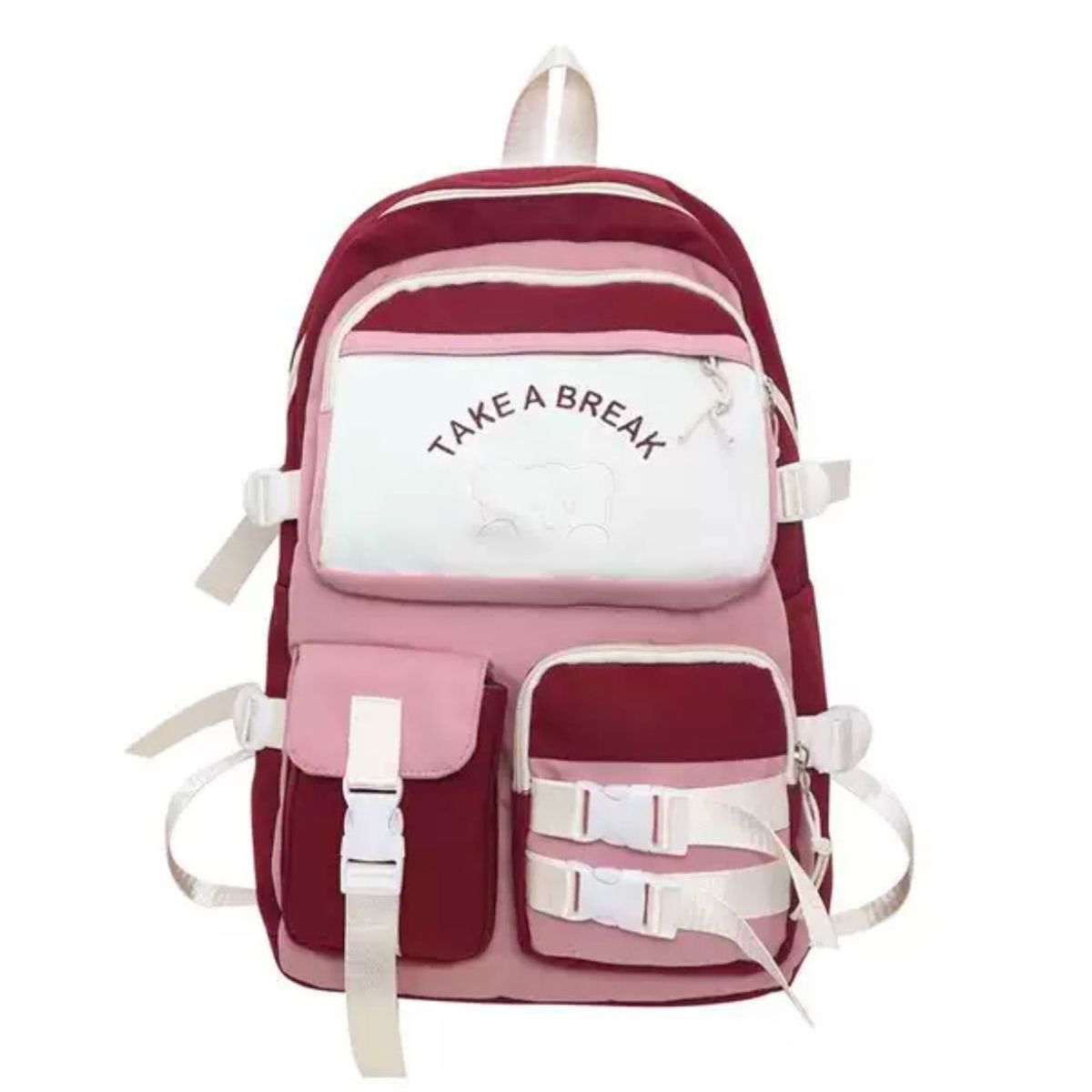 MV MOVAC - Mochila Bolso Escolar Kawaii Estilo Coreano Gran Capacidad Impermeable