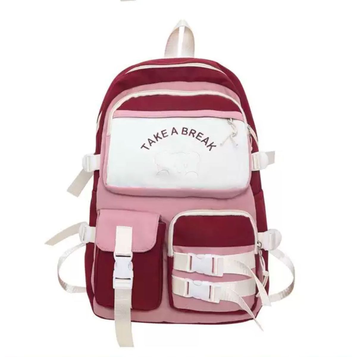 MV MOVAC - Mochila Bolso Escolar Kawaii Estilo Coreano Gran Capacidad Impermeable