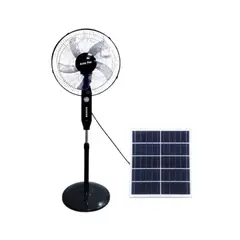 GENERICO - Ventilador recargable solar 5 aspas