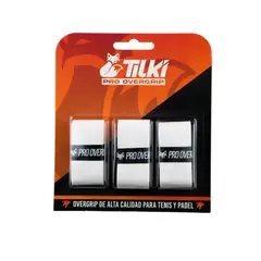 GENERICO - Overgrip Tilki Pro Blanco X3 Tenis Padel