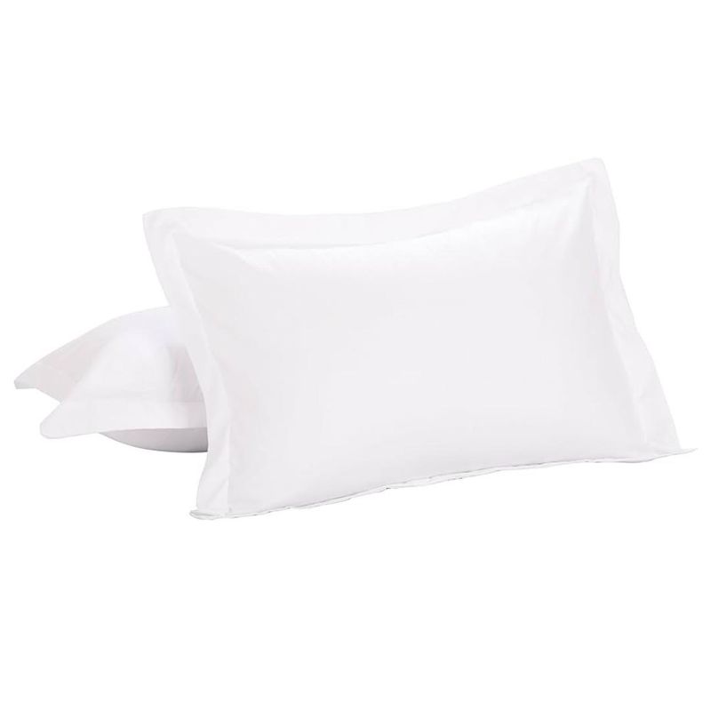 GENERICO - PACK 2 FUNDAS DE ALMOHADAS BLANCAS 50X70 CM