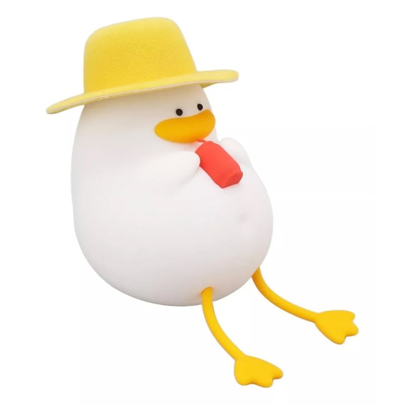 GENERICO - Lámpara Pato espanta cuco LED usb espantacuco touch silicona