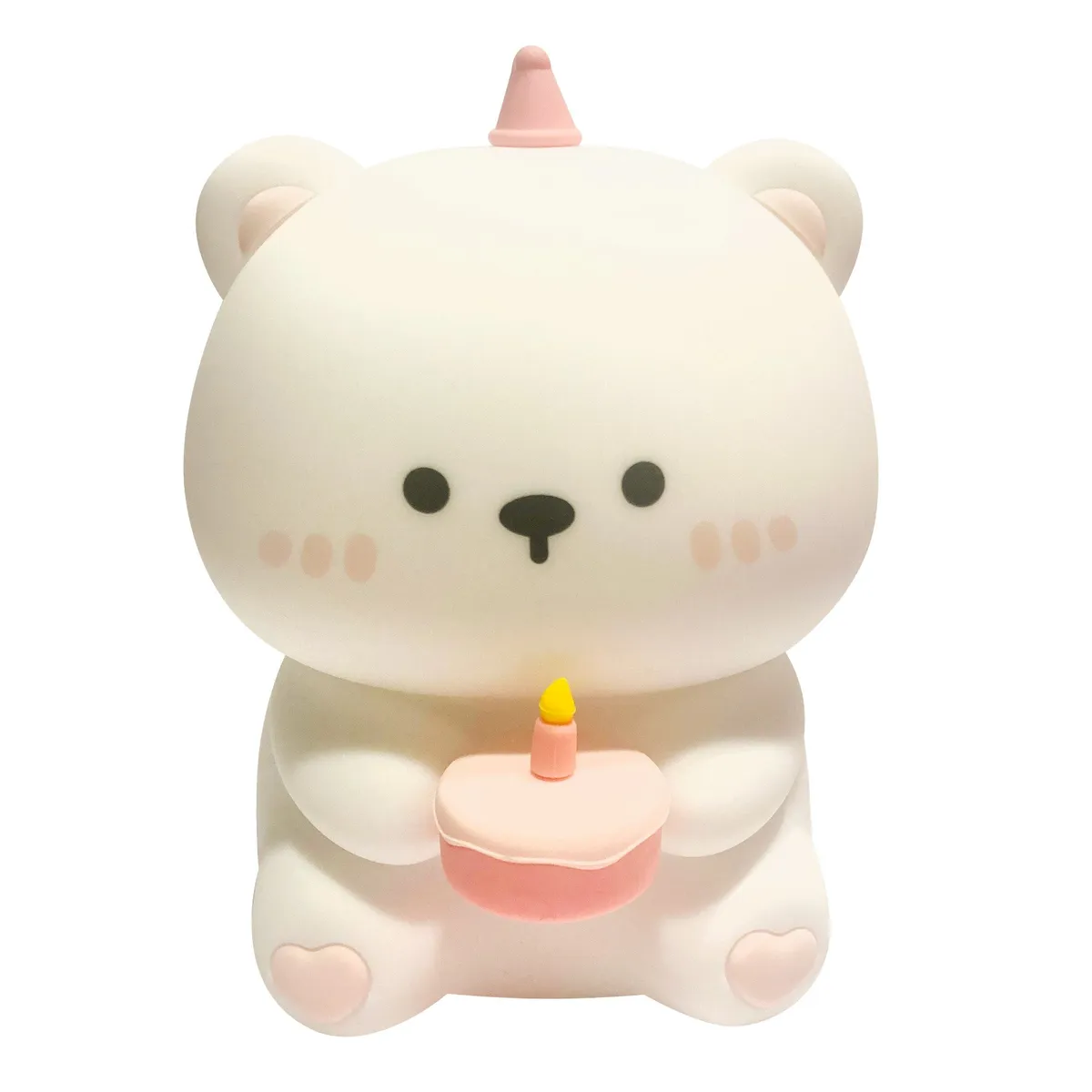 GENERICO - Lámpara oso espanta cuco led  niños touch silicona espantacuco