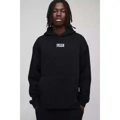 LIFF - Poleron Hombre Oversized Negro